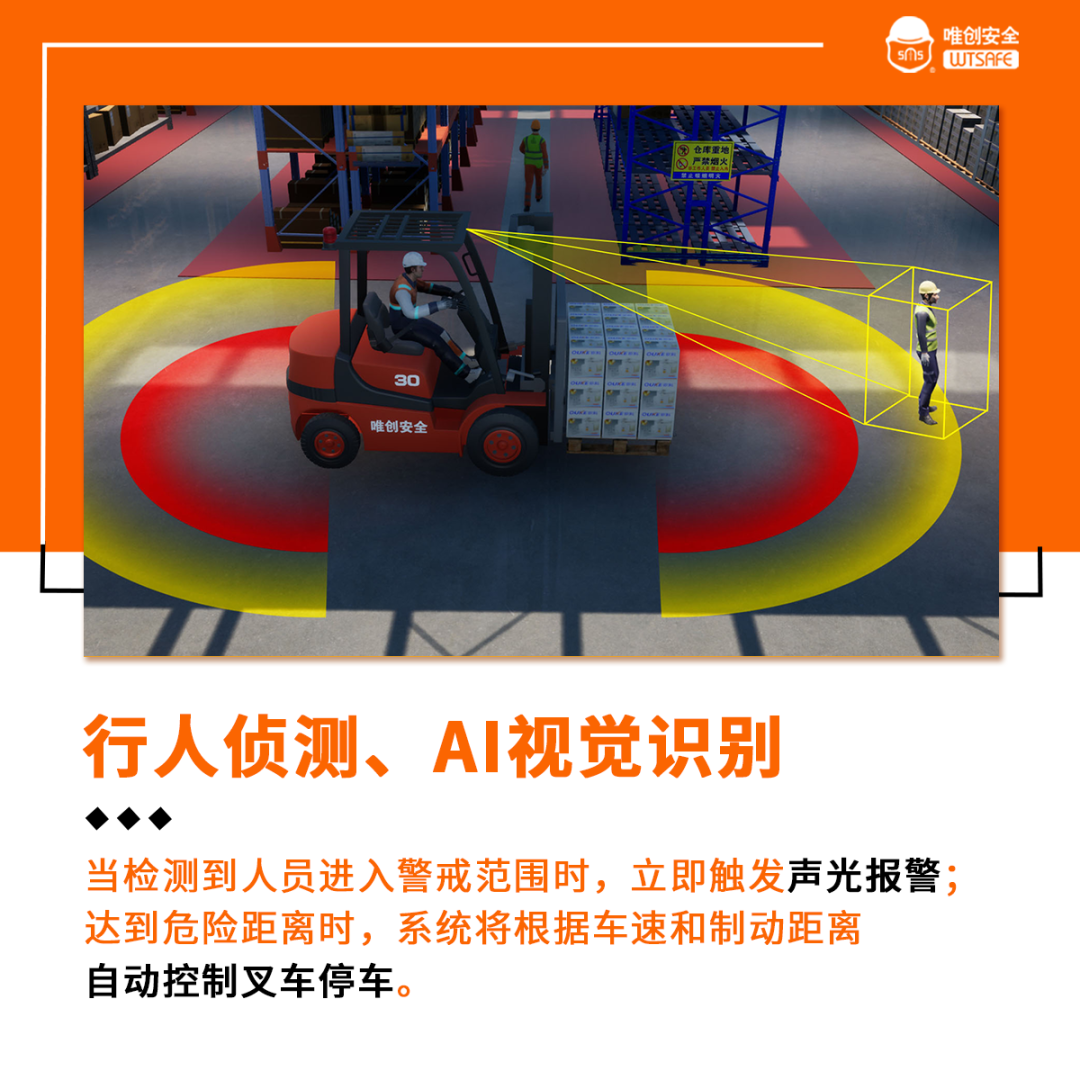 叉车防撞人预警系统怎么选？工业车间叉车盲区防碰撞的技防解决方案
