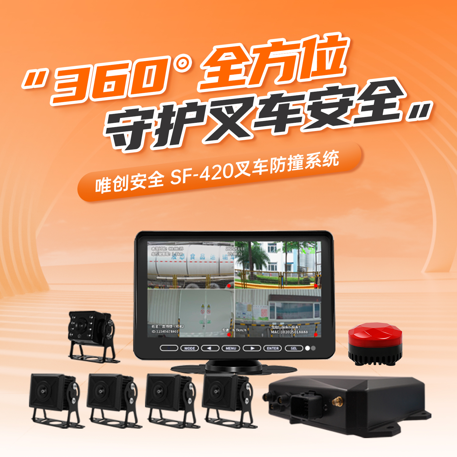 叉车360全景影像系统的功能与作用