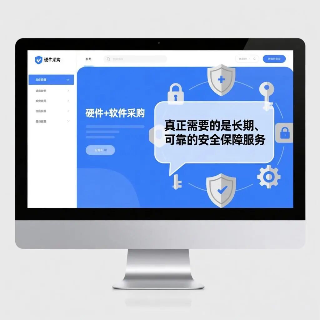 真正需要的是长期可靠的安全保障服务
